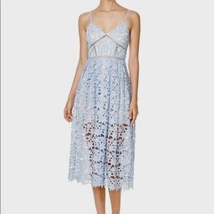 Aqua “Self Portrait Style” Lace Midi